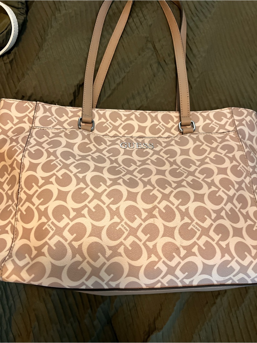 GUESS Logo Tote Bag